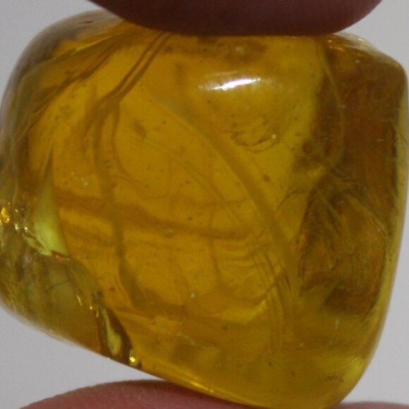 Decorative Golden Amber Glass Nuggets Lot of 12 - Picture 3 of 5